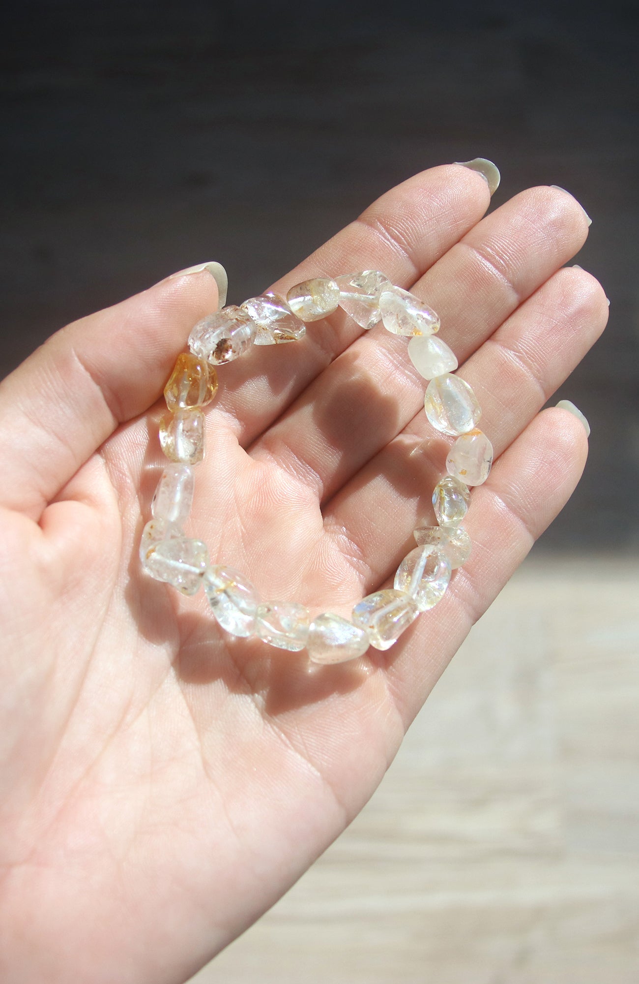Imperial Topaz Tumbled Stone Bracelet